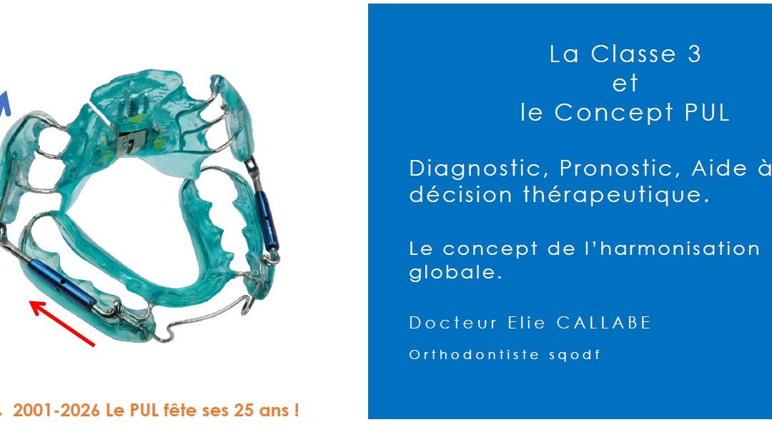 Conférence PUL de classe 3      Jeudi 1er octobre 2026, Paris